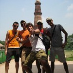 Boys & Qutb Minar