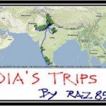 Rotta di tutti i viaggi alla scoperta dell'India